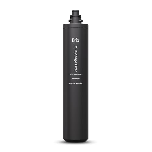 16" 3 Stage Single Housing Replacement Filter for Under Sink Water Filtration System Models