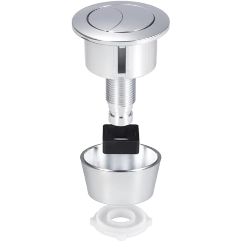 Toilet Push Button Replacement 2Pcs Dual Flush Push Button Toilet Cistern Replacement 20mm 40mm 50mm 60mm Aperture Push Button Toilet Flush Button Toilet Acc