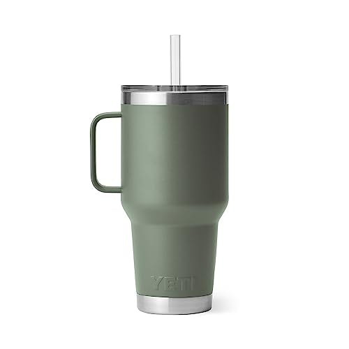 Rambler 35 oz Tumbler with Handle and Straw Lid