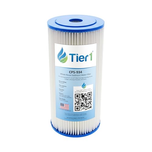 5 Micron 4.5" × 10" Pleated Sediment Filter Cartridge