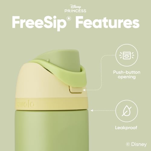 Princess FreeSip Stainless Steel Water Bottle 24 oz Tiana