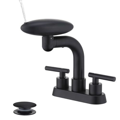 Matte Black Bathroom Sink Faucet