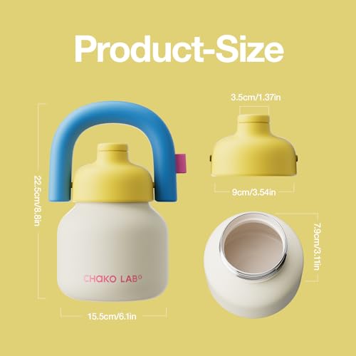 Water Bottle with Straw and Carry Handle 33oz