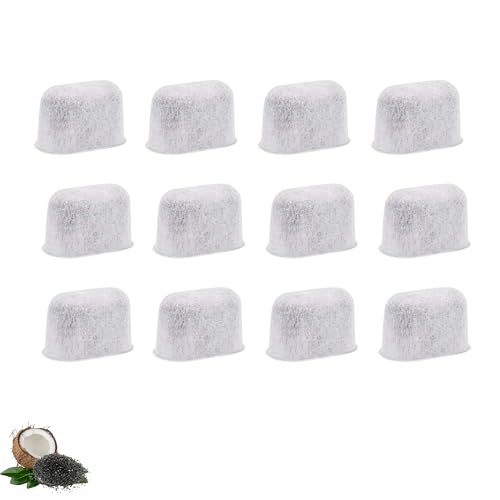 12 NISPIRA Replacement Activated Charcoal Water Filters for Cuisinart Coffee Machines
