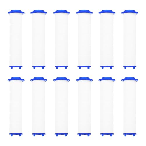 12 Pcs Shower Head Filter 3.3 Inch PP Cotton Filter Cartridge Replacement High