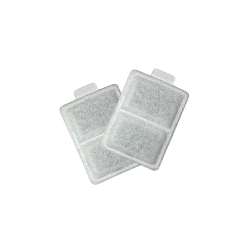 12 Packs Nispira Replacement Small Water Filter Compatible With Whisker City Automatic Pet Fountain For Cat Dog Size 2.75" x 1.75" (12 Count)