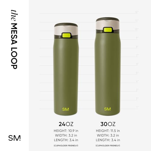 Water Bottle with Straw & Handle