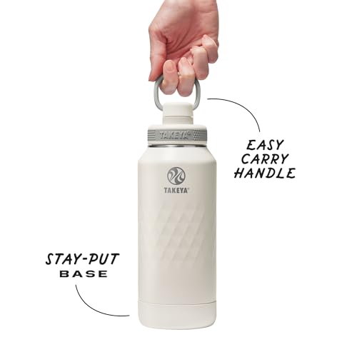 Sport Triple Insulated Water Bottle with Spout Lid and Ice Blocker