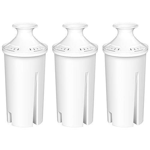 3 Pack Water Filter Replacements for Brita Water Pitchers and Dispensers (3 Count)