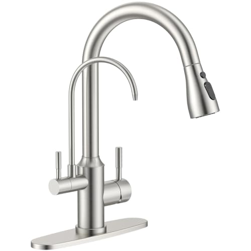 3 Way Kitchen Faucet with Water Filter cUPC Lead