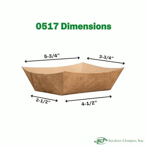 0517 #200 ECO Kraft Paperboard Food Tray