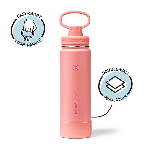 Insulated Water Bottle with Spout Lid