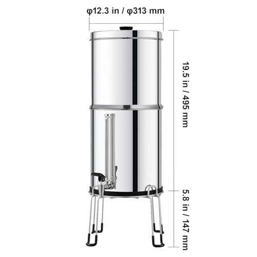 Gravity fed Water Filter System