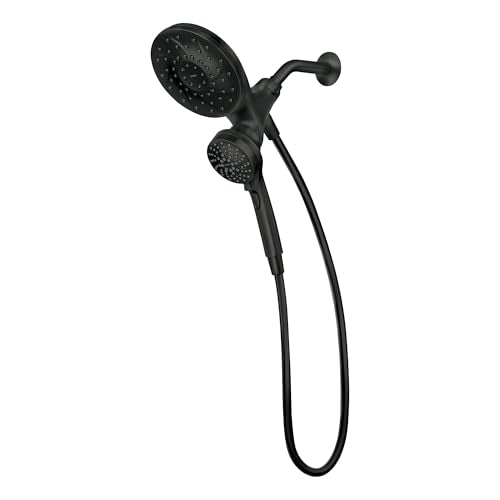 Engage Matte Black 2.5 GPM Handheld Showerhead and Rain Shower 2