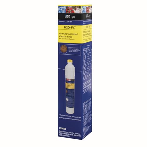 H2O F17 Pure H2O GAC Carbon Replacement Filter Under Counter