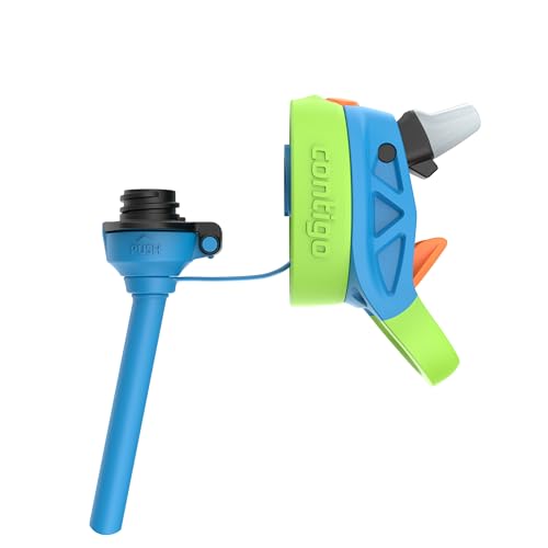 Autospout Kids Water Bottle 14oz Single Pack Blue Poppy