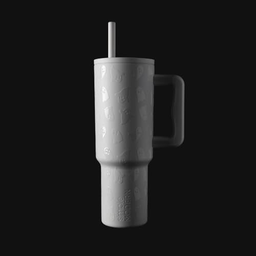 40oz Leak Proof Ceramic Lined Tumbler with Handle