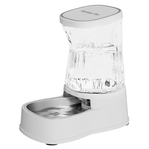 Automatic Dog Water Dispenser Gravity Stainless Steel Water Waterer Feeder