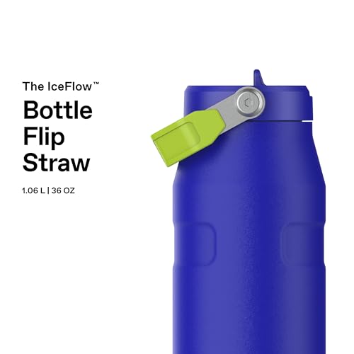 1913 Flip Straw Water Bottle With Straw 1.06L