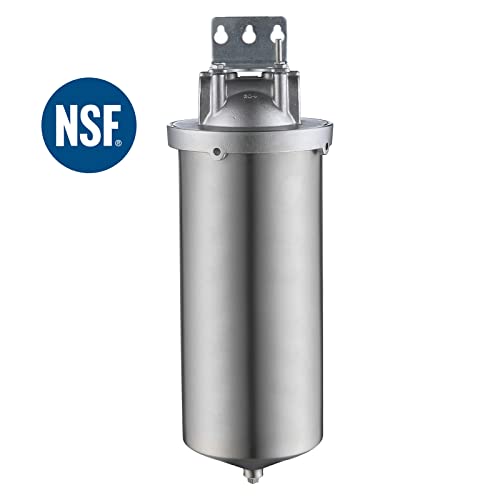 NSF ANSI 42 Certification Jumbo Stainless Steel Filter Housing for 10”Length