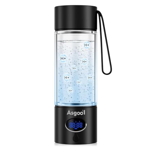 360ml Portable Hydrogen Water Bottle Generator with PEM