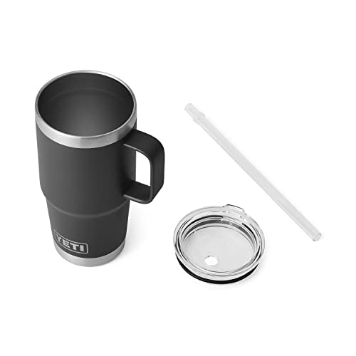 Rambler 25 oz Tumbler with Handle and Straw Lid