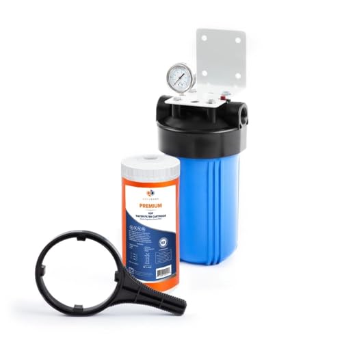 Whole House Water Filter System for Well Water with10x4.5 KDF Heavy Metals Purification Cartrige