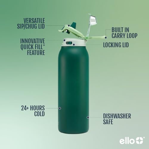 Pop & Fill 22oz Stainless Water Bottle