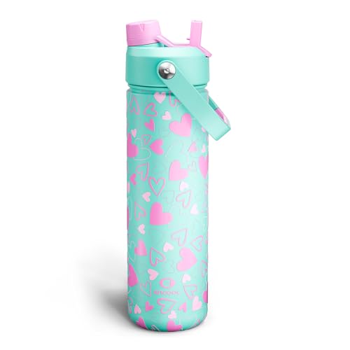 Insulated Water Bottle with Straw Stainless Steel Water Bottle