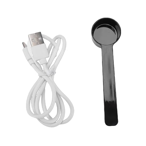 Portable Coffee Machine Coffee Machines Maker with Spoon 200ml Fast Heating Temp Digital Display Fine Mesh Filter Cold Hot Extraction for Camping Office Portable