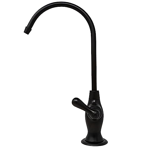 3-Line Air-Gap RO Faucet, Matte Black, NSF Certified
