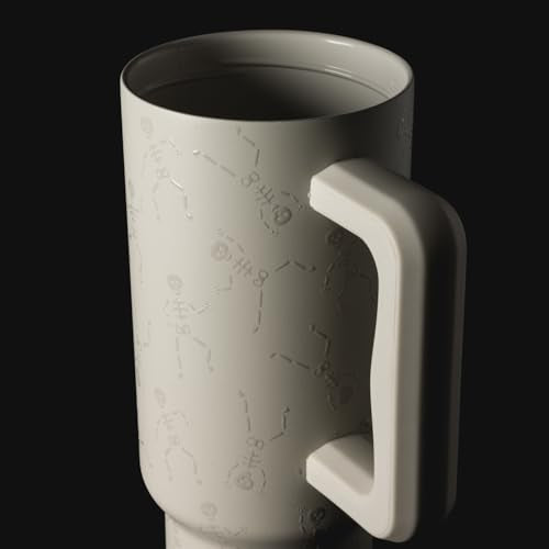 40oz Leak Proof Ceramic Lined Tumbler with Handle
