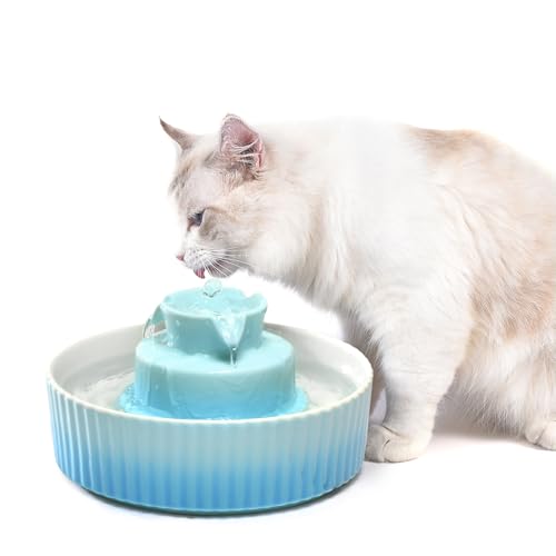 2.1L Ceramic Cat Water Fountain