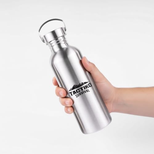 Tactiko Stainless Steel Wide Mouth Water Bottle