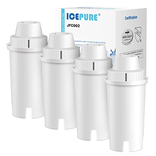 Pitcher Water Filter Replacement for Brita® Standard Water Filter (4 Count)