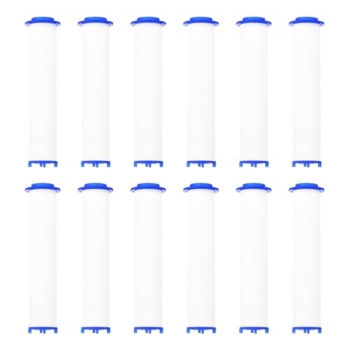 12 Pcs Shower Head Filter 3.9 Inch PP Cotton Filter Cartridge Replacement High