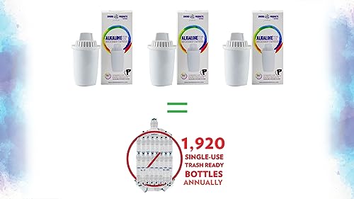Alkaline Pitcher Replacement Cartridge 3 Pack (3 Count)