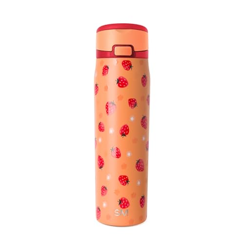 Water Bottle with Straw & Handle
