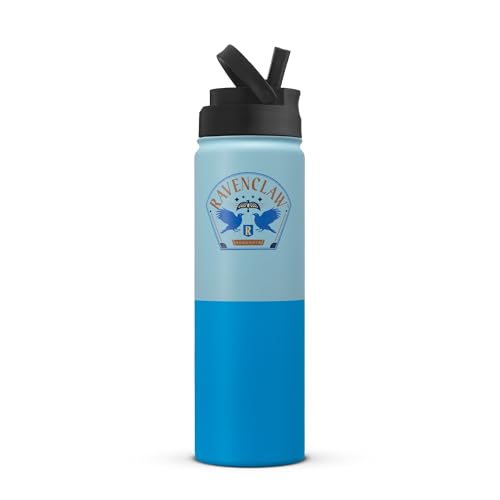 Harry Potter Ravenclaw Stainless Steel Water Bottle with Flip Straw Lid