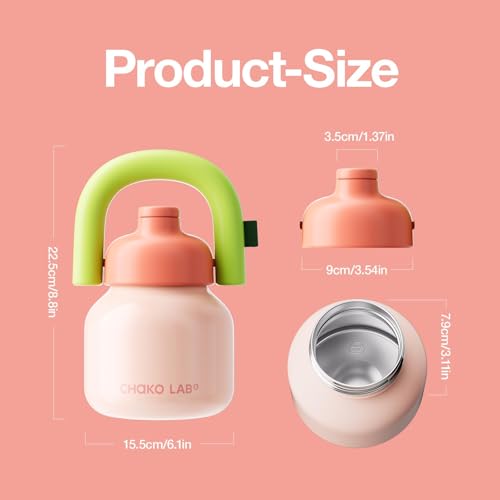 Water Bottle with Straw and Carry Handle 33oz