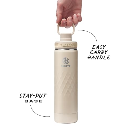 Sport Triple Insulated Water Bottle with Spout Lid and Ice Blocker