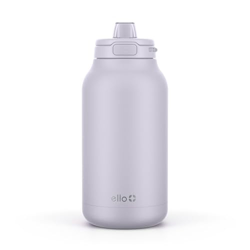 Hydra 64oz Half Gallon Water Jug with Handle and Motivational Time Markers for All Day Hydration
