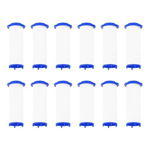 12 Pcs Shower Head Filter 2.4 Inch PP Cotton Filter Cartridge Replacement High