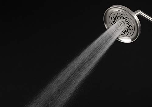 VS-5002-MB-E2 Rainier Exhilaration High Pressure Hand Held Shower Head, 2 GPM, Matte Black
