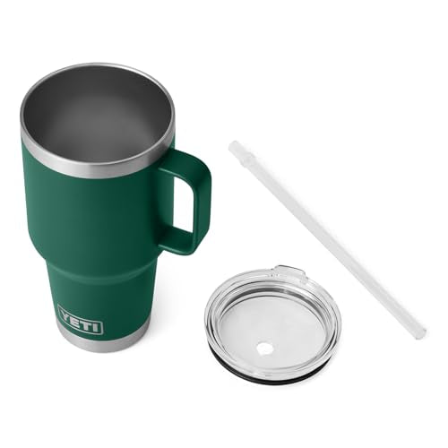 Rambler 35 oz Tumbler with Handle and Straw Lid