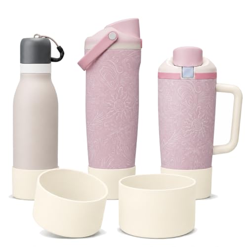 2PCS Silicone Boot for Owala Water Bottle FreeSip Sway 30oz&40oz (2 Count)