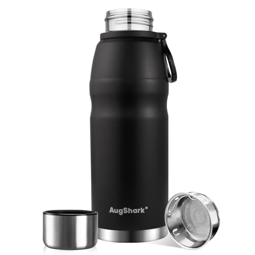 20oz Stainless Steel Insulated Water Bottle Travel Coffee Cup with Lid Leak Proof Metal Water Bottle for Hot and Cold Drink Water Flask