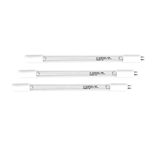 6W UV 4 Prong Replacement Bulb for 1GPM Water Purifier Ultraviolet Light Filter Set of 3 (3 Count)