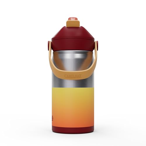 Thrive Flip Straw Kids Stainless Steel Bite Valve Water Bottle