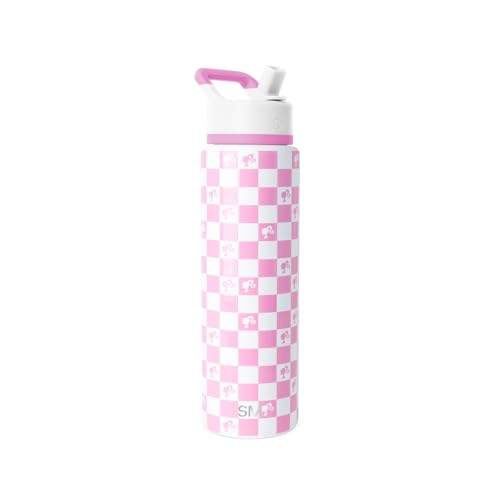 Barbie Water Bottle with Straw